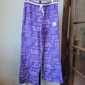 NWOT NBA Los Angeles Lakers Wide Leg Sweatpants